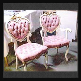 heart chairs by Just Chairs Upholstery